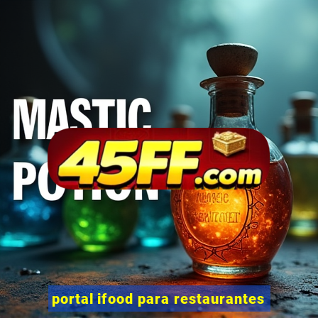 portal ifood para restaurantes
